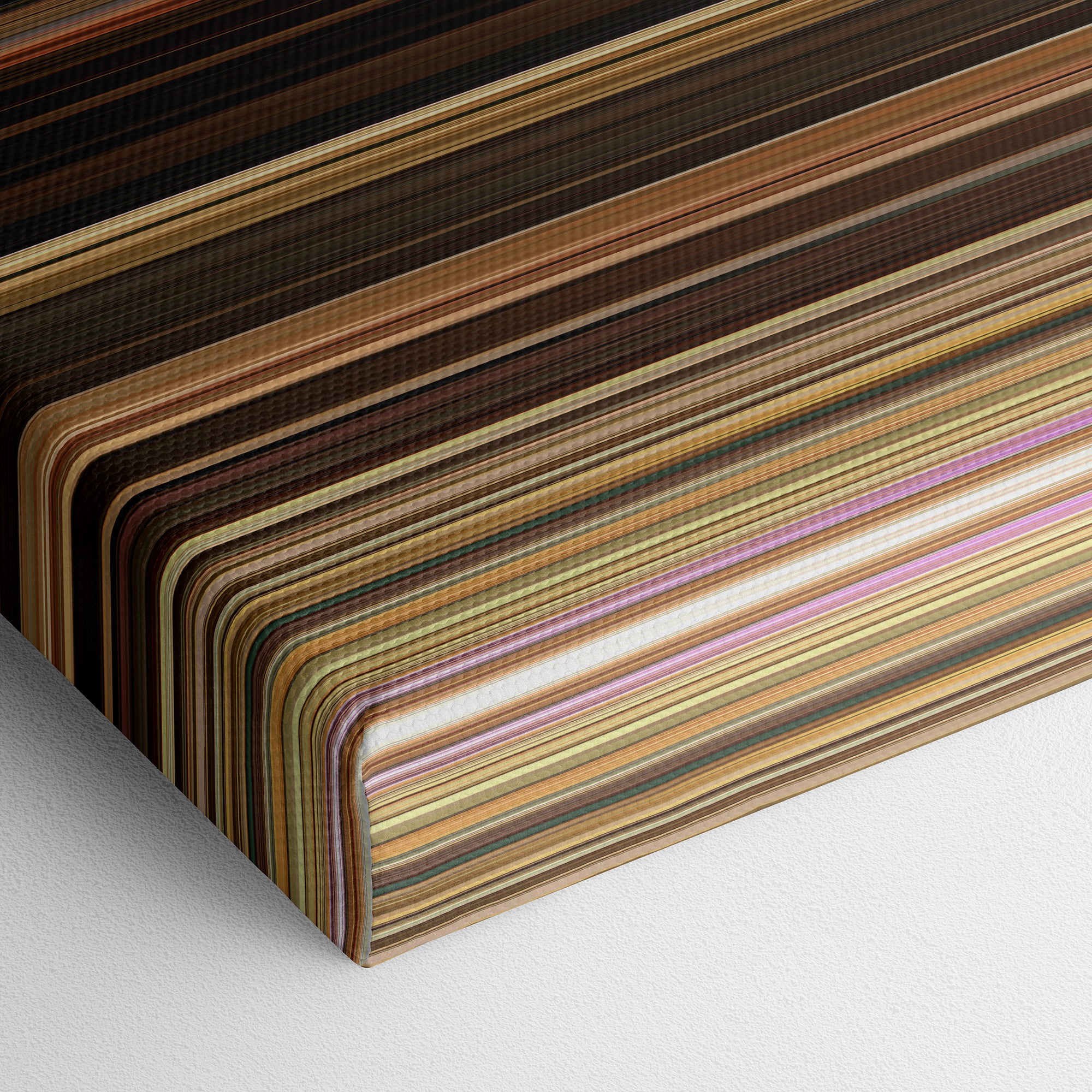 Wild at Heart (1990) CineSpectrum Color Spectrum Canvas Print - Close Up of Bottom of Print