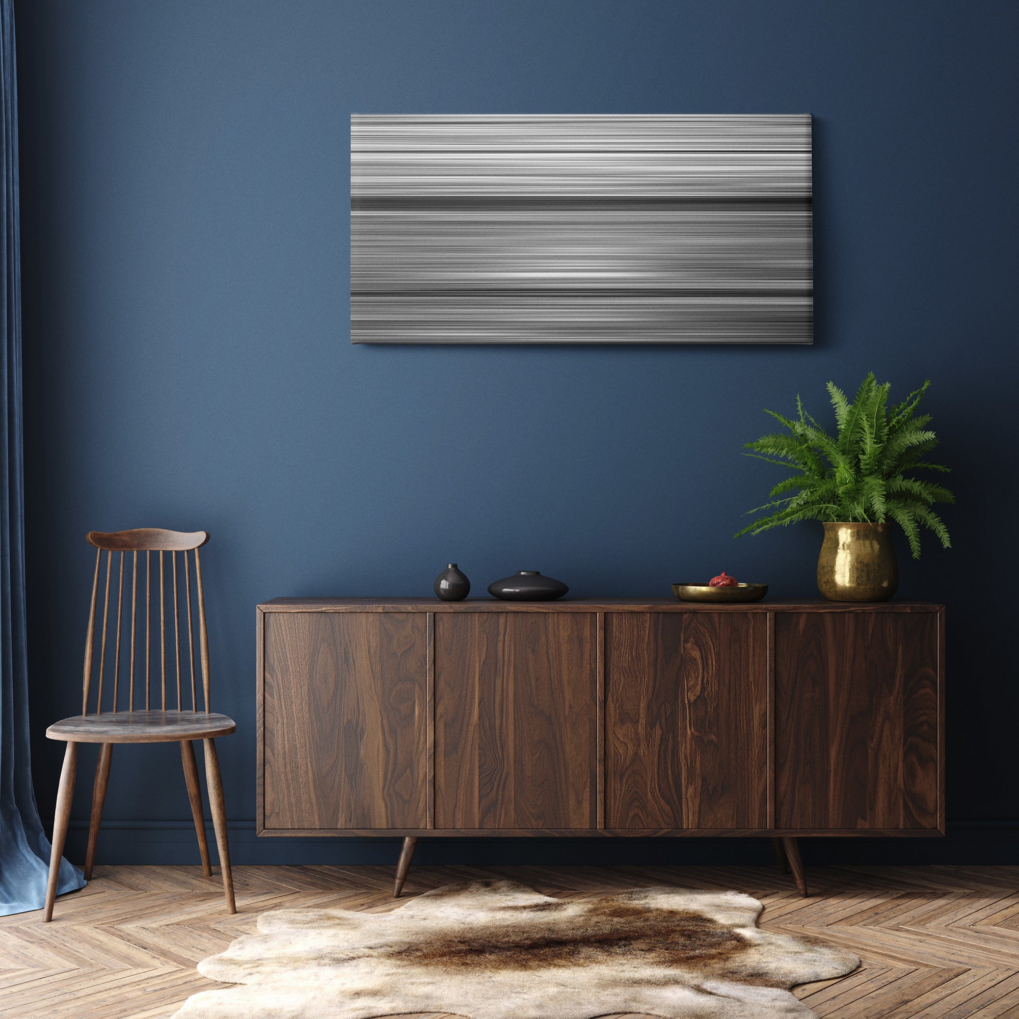 Witness for the Prosecution (1957) CineSpectrum Color Spectrum Canvas Print - Hanging Horizontal on Wall in Room
