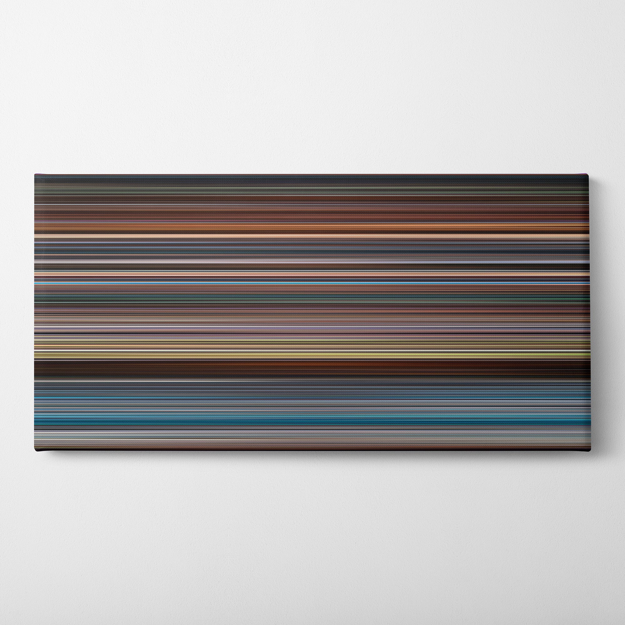 X-Men - First Class (2011) CineSpectrum Color Spectrum Canvas Print - Horizontal on Wall