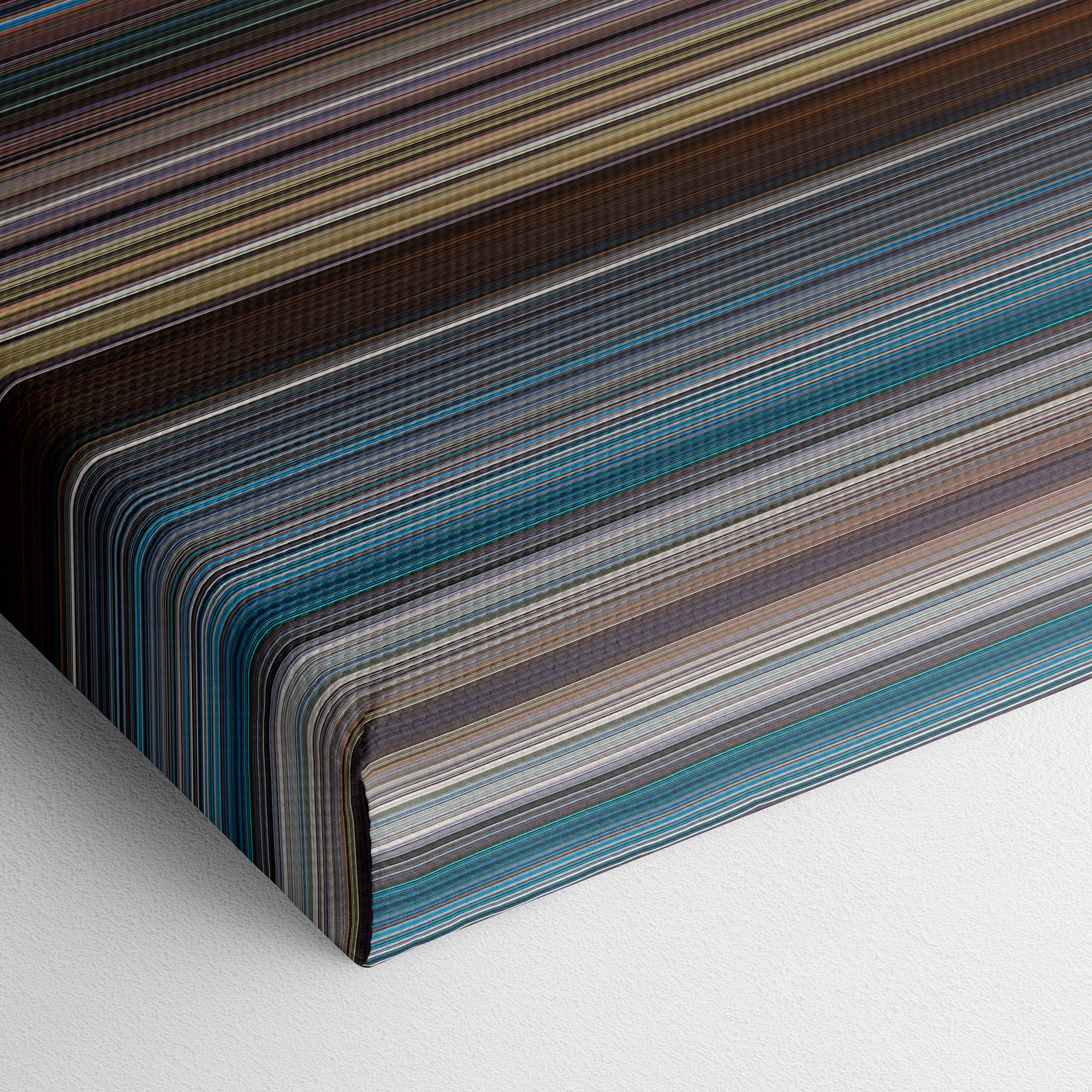 X-Men - First Class (2011) CineSpectrum Color Spectrum Canvas Print - Close Up of Bottom of Print