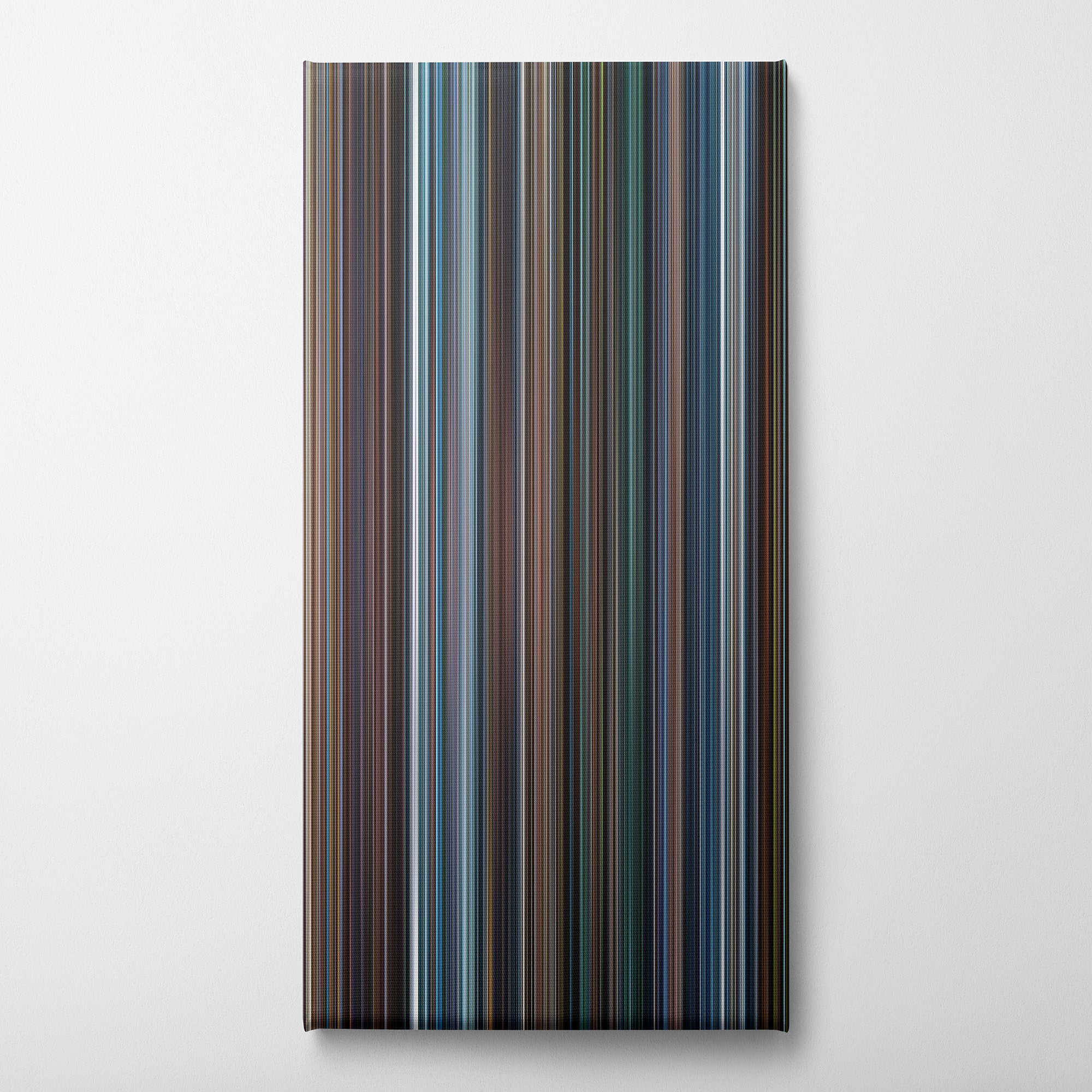 X-Men - The Last Stand (2006) CineSpectrum Color Spectrum Canvas Print - Vertical on Wall