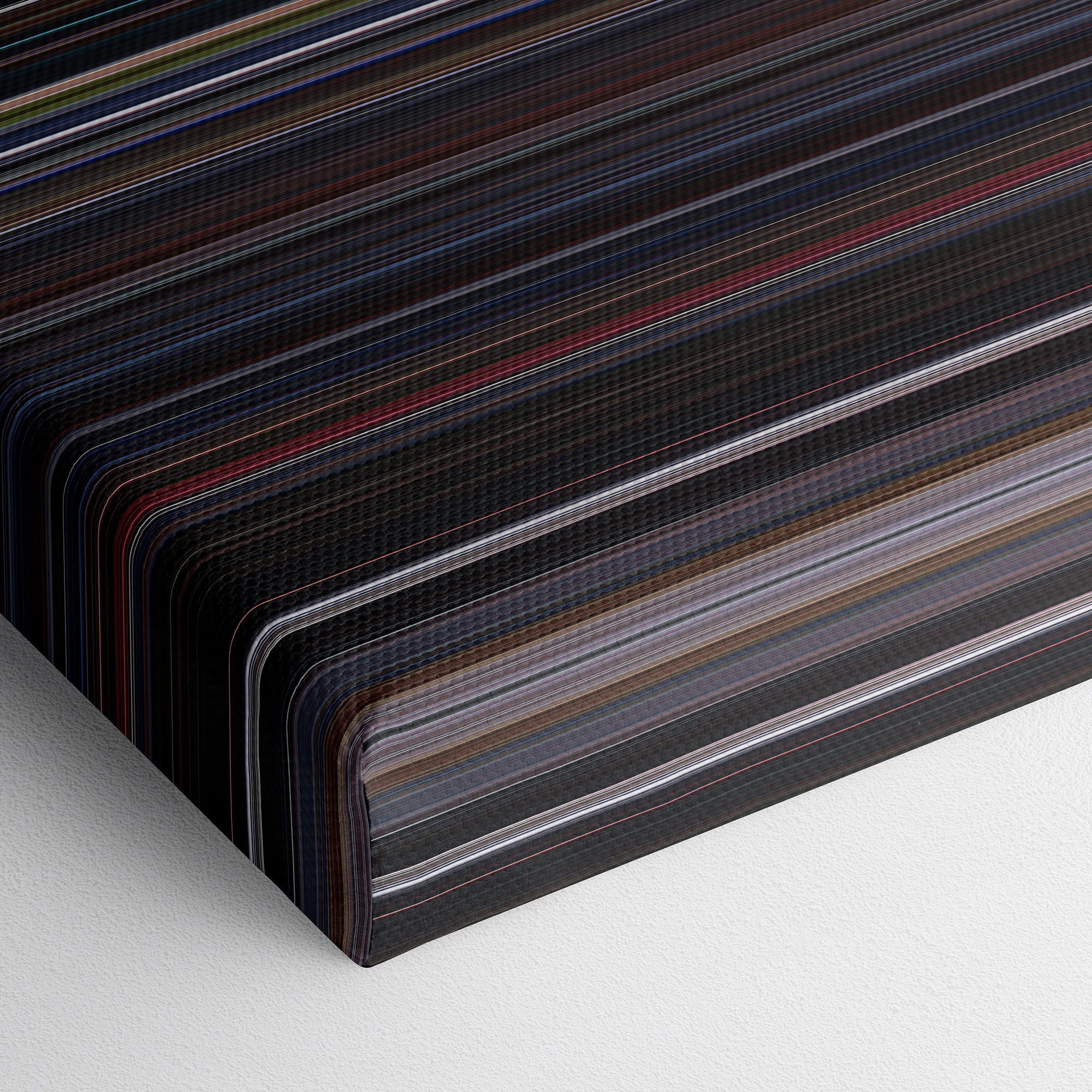X-Men (2000) CineSpectrum Color Spectrum Canvas Print - Close Up of Bottom of Print