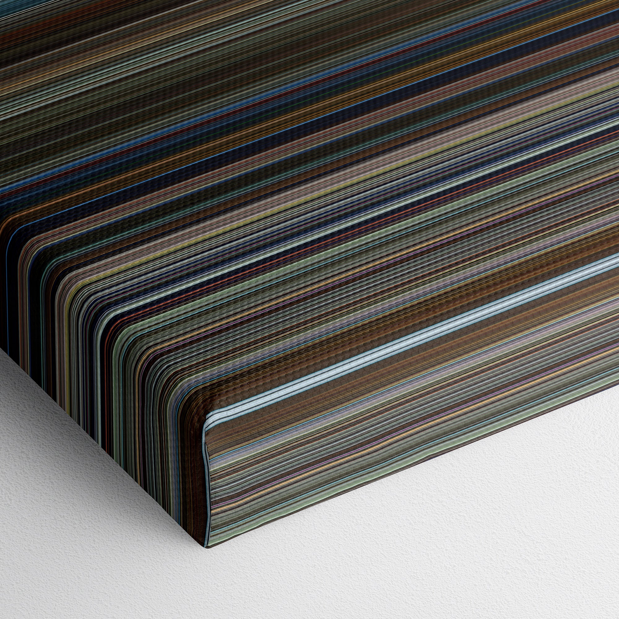 X Men - Days of Future Past (2014) CineSpectrum Color Spectrum Canvas Print - Close Up of Bottom of Print