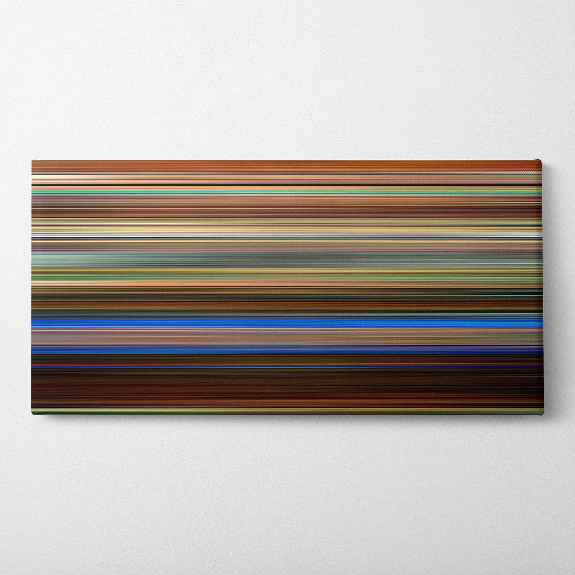 Yoga Hosers (2016) CineSpectrum Color Spectrum Canvas Print - Horizontal on Wall