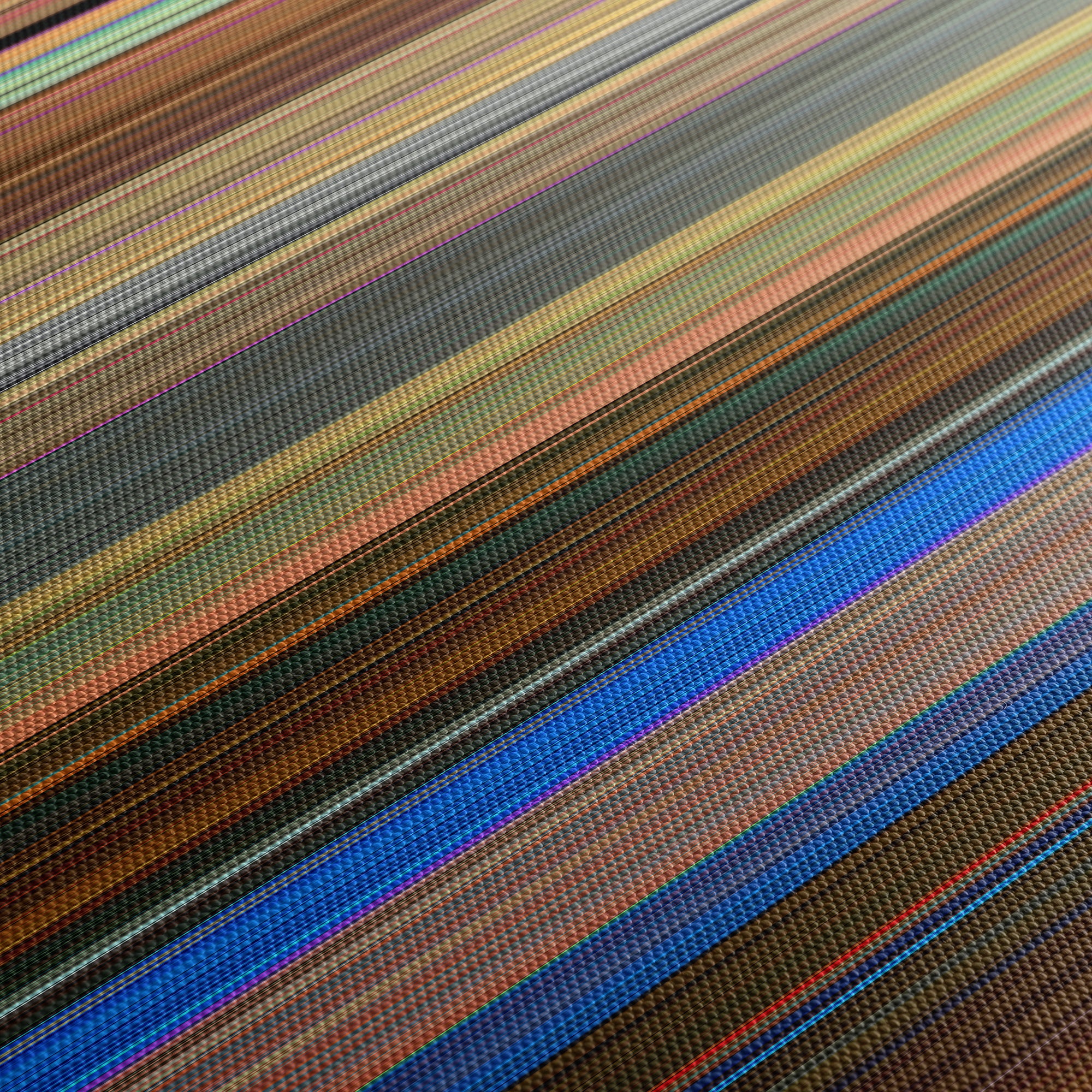Yoga Hosers (2016) CineSpectrum Color Spectrum Canvas Print - Close Up of Middle of Print