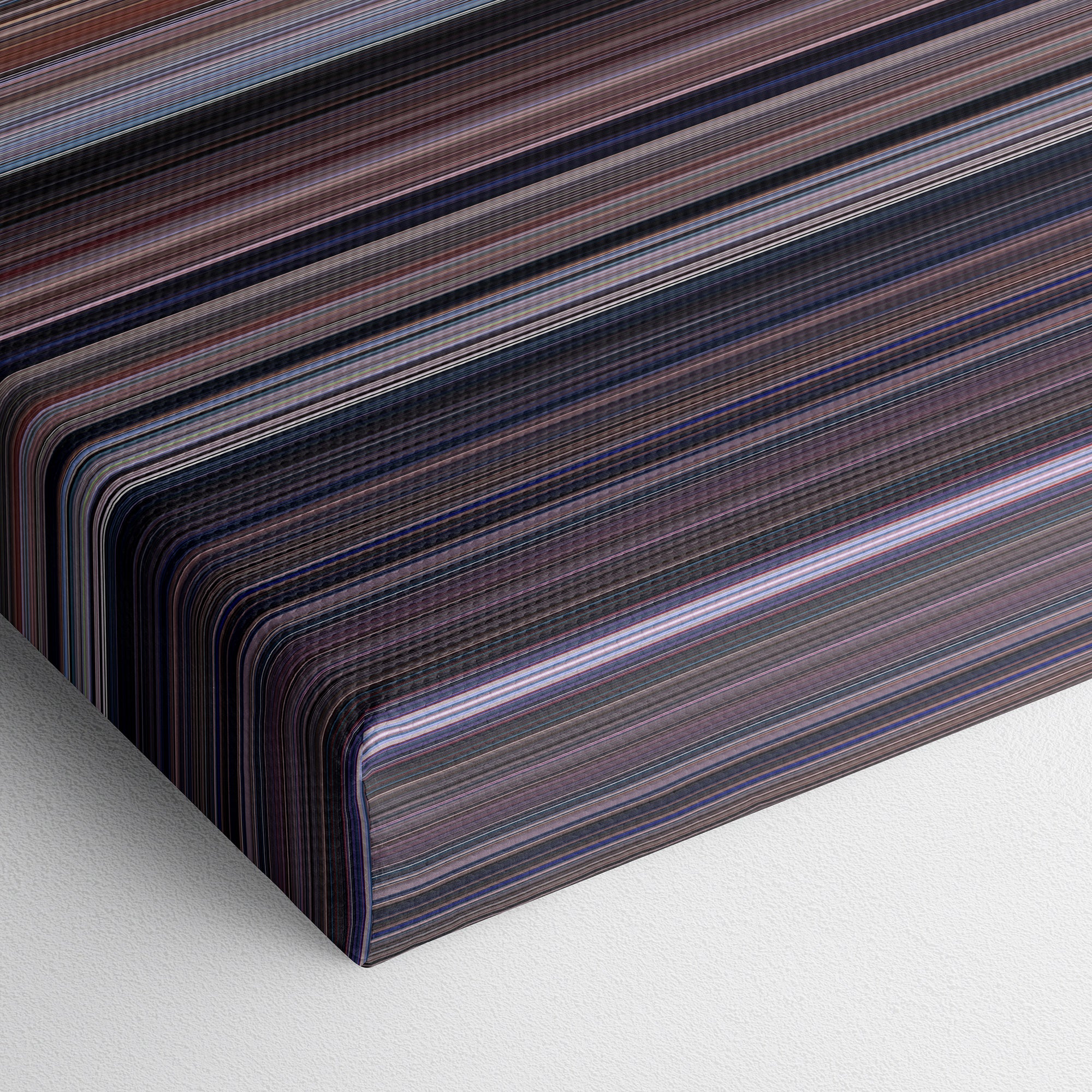 You Only Live Twice (1967) CineSpectrum Color Spectrum Canvas Print - Close Up of Bottom of Print