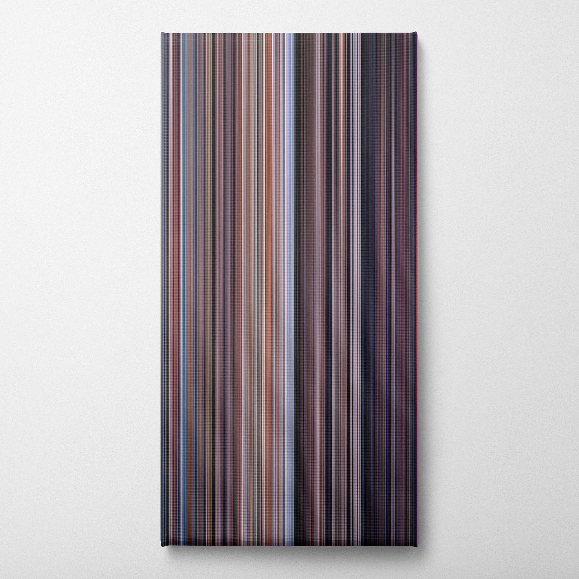 You Only Live Twice (1967) CineSpectrum Color Spectrum Canvas Print - Vertical on Wall