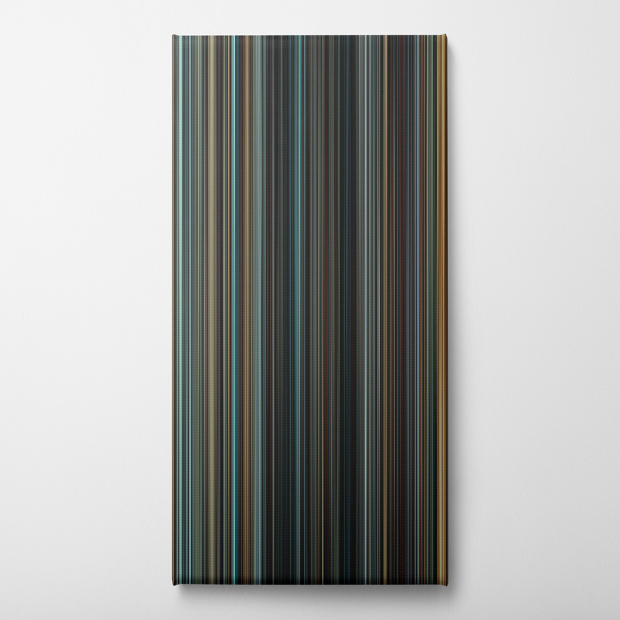 Zack Snyder's Justice League (2021) CineSpectrum Color Spectrum Canvas Print - Vertical on Wall