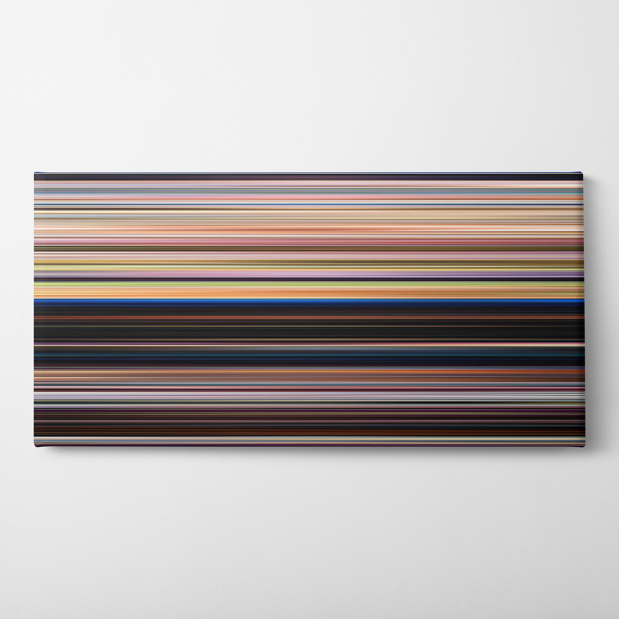 Zootopia (2016) CineSpectrum Color Spectrum Canvas Print - Horizontal on Wall